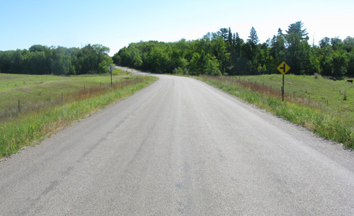 An alternative to aggregate, bituminous road surfacing ...