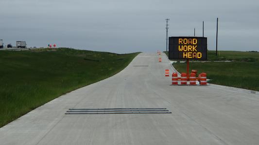 TxDOT end-of-queue warning system